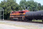 Pushing onto the siding